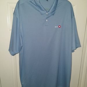 Nike Golf Dri-Fit Blue Short Sleeve Polo Shirt Men's sz XXL